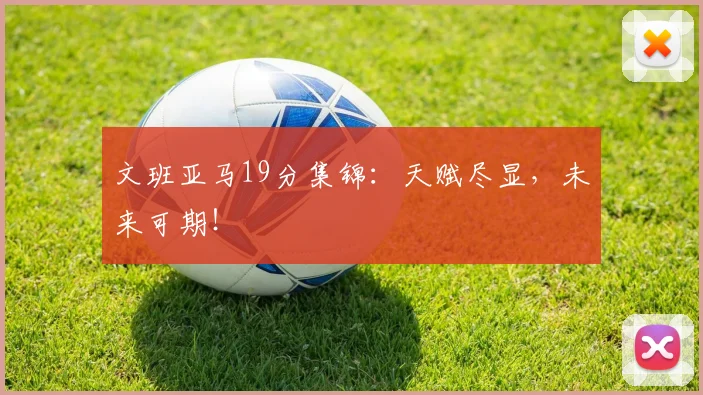 文班亚马19分集锦：天赋尽显，未来可期！